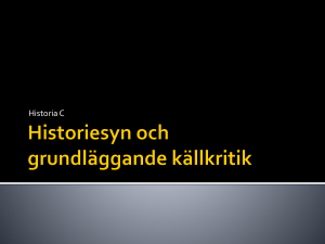 Historiesyn - Tomas History
