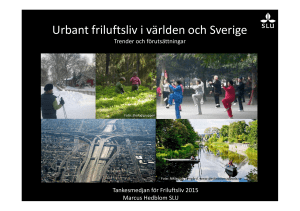 Urbant friluftsliv - trender_Marcus Hedblom