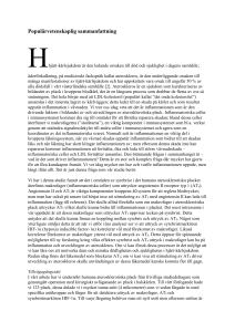 Populärvetenskaplig sammanfattning