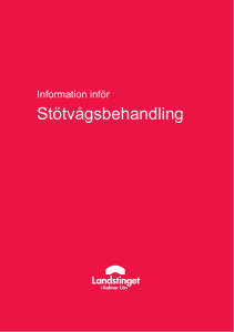 Stötvågsbehandling - Landstinget i Kalmar län