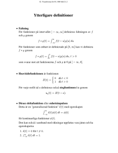 Ytterligare definitioner
