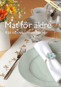 Mat för äldre - Äldrecentrum