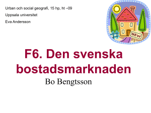 Pengar, tid, rum och staden (19XX) - UU Studentportalen