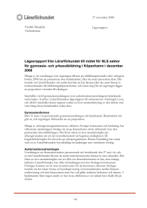 Situationsrapport - Lärarförbundet