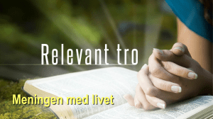 Meningen med livet Självmord i Finland