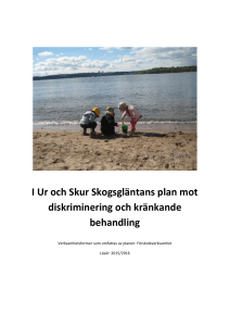 I Ur och Skur Likabehandlingsplan