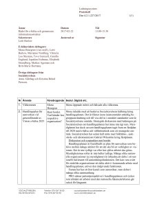 Ledningssystem Protokoll Dnr 4.2.1