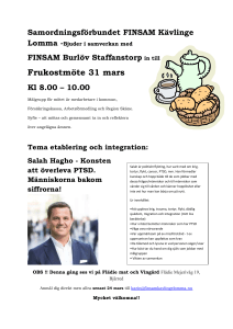 Inbjudan frukostmöte 31 mars 2017