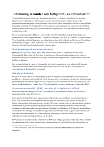 Befolkning, u-länder och fattigdom 1 , en introduktion