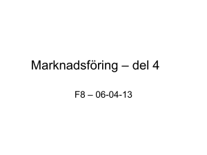 F8 Marknadsföring IndEkEnt