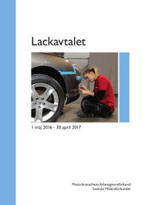 Lackavtalet - Svenska Målareförbundet