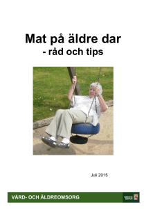 Mat på äldre dar - Kungälvs kommun
