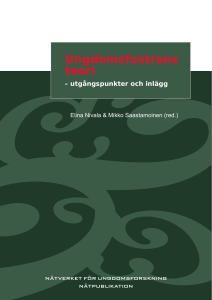 Ungdomsfostrans teori - Nuorisotutkimusseura ry