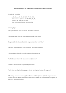 Instuderingsfrågor De Abrahamitiska