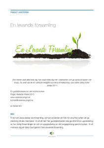 En levande församling - Pingst Västerås