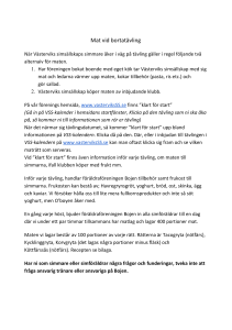 Mat vid bortatävling, reviderad 140925