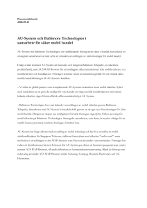 Pressrelease 11 februari 2000