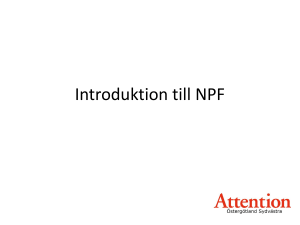 Introduktion till NPF