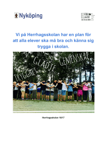 Vi på Herrhagsskolan har en plan för att alla elever ska må bra och