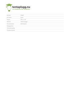F0004T lektionsdugga LP2 13-14