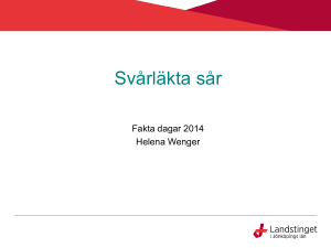 Svårläkta sår
