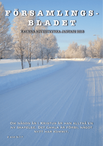 1 Församlingsbladet januari 2015