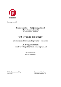Ett levande dokument