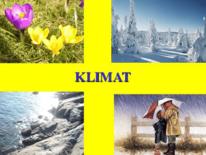 Klimat och väder