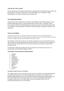 Storytelling-Sävsjö - Ledarutveckling över gränserna