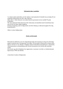 Glykemiskt index i praktiken
