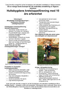 infoblad - Omställning Sigtuna