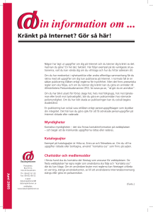 Kränkt på Internet