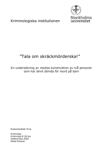 Eriksson, Niklas - Kriminologiska institutionen