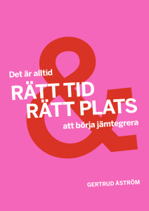 RÄTTTID RÄTTPLATS