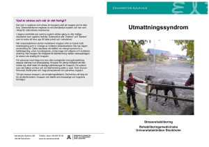 Utmattningssyndrom - Danderyds sjukhus