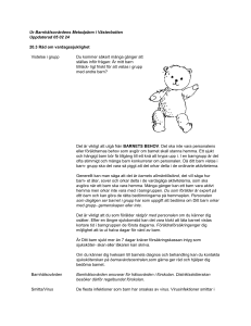 Ur Barnhälsovårdens Metodpärm i Västerbotten
