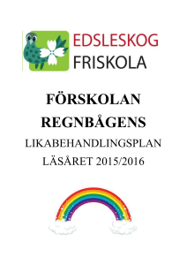 Ladda ner vår Likabehandlingsplan för Förskolan här
