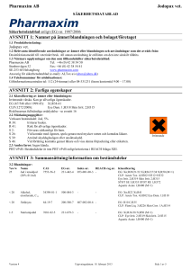 Säkerhetsdatablad