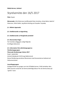 Rädda Barnen, Gotland