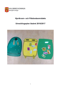 Områdets utvecklingsplan