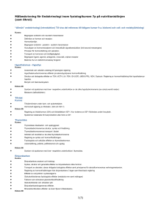Endokrinologi mlbeskrivning KI fysiologi 15p