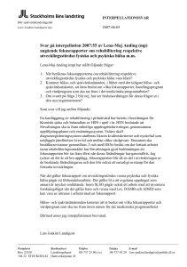 Interpellationssvaret