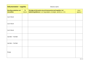 En 1-6 Dokumentation