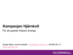 Rubrik för presentationen