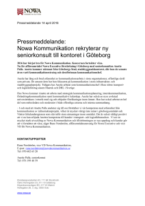 Pressmeddelande_Nowa Kommunikation rekryterar ny