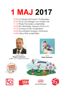 10:30 LO bjuder på frukost i Tivoliparken 10:45 Tal av