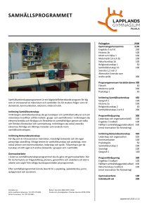 Programblad