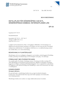 Behovsbedömning för detaljplan för