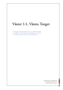 Väster 1:1, Västra Torget