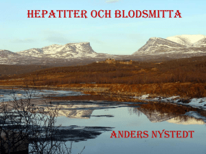 HepatitER och blodsmitta